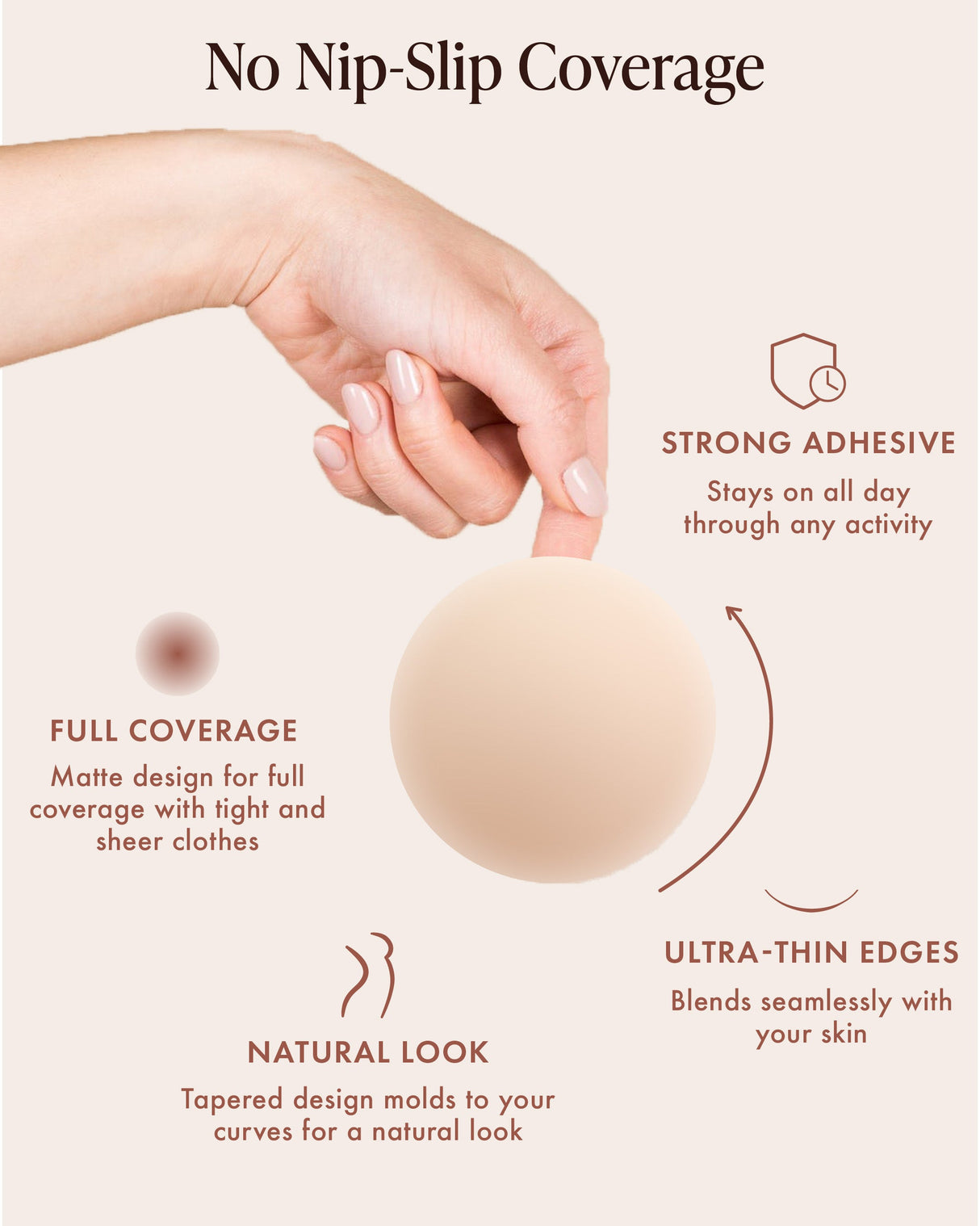 Adhesive Nipple Covers from Bare Babe