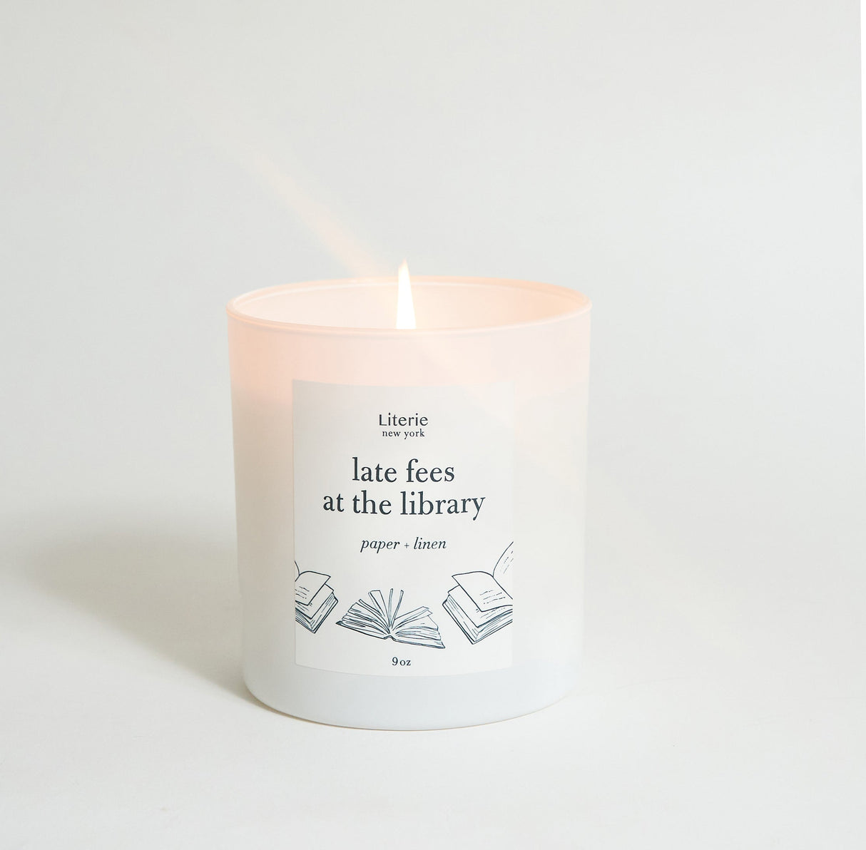 Late Fees at the Library from Literie Candles