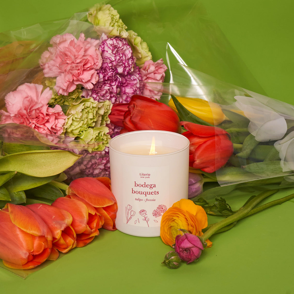 Bodega Bouquets from Literie Candles