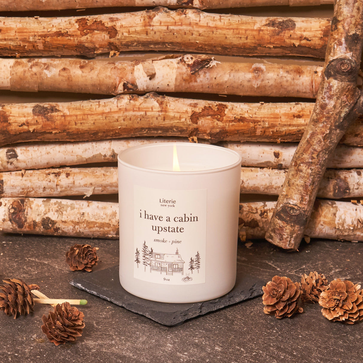I Have A Cabin Upstate from Literie Candles