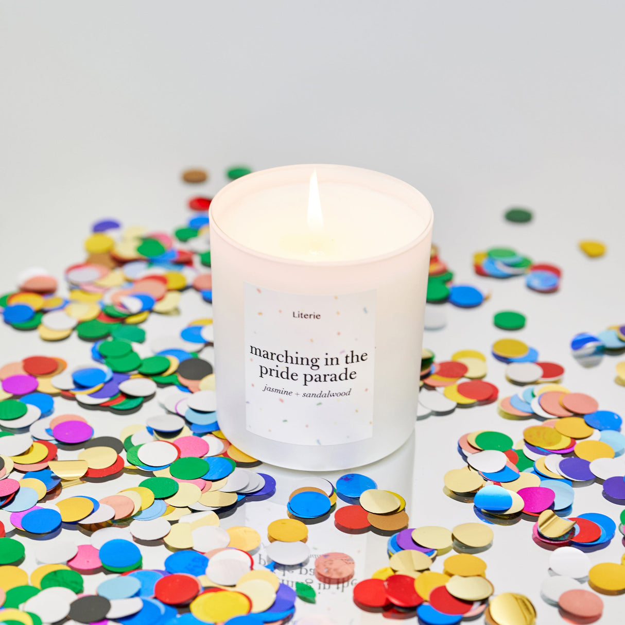 Marching in the Pride Parade from Literie Candles