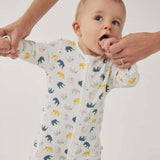 Little Elephant Zip-Up Sleepsuit - Elephant from Manymoons