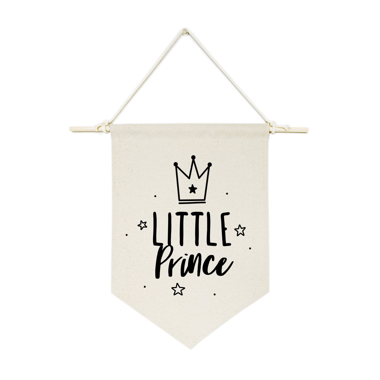 Little Prince Hanging Wall Banner from The Cotton & Canvas Co.