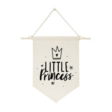 Little Princess Hanging Wall Banner from The Cotton & Canvas Co.