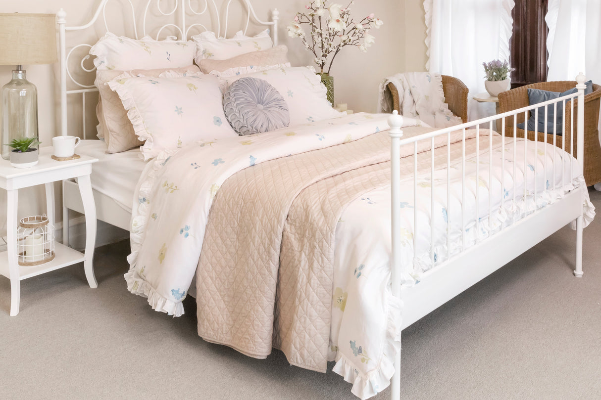 Ava Diamond Oversized Cotton Quilt Set from LushDecor