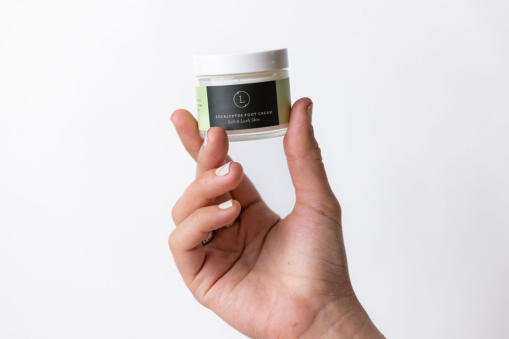 Eucalyptus Shea Butter Foot Cream from Lizush