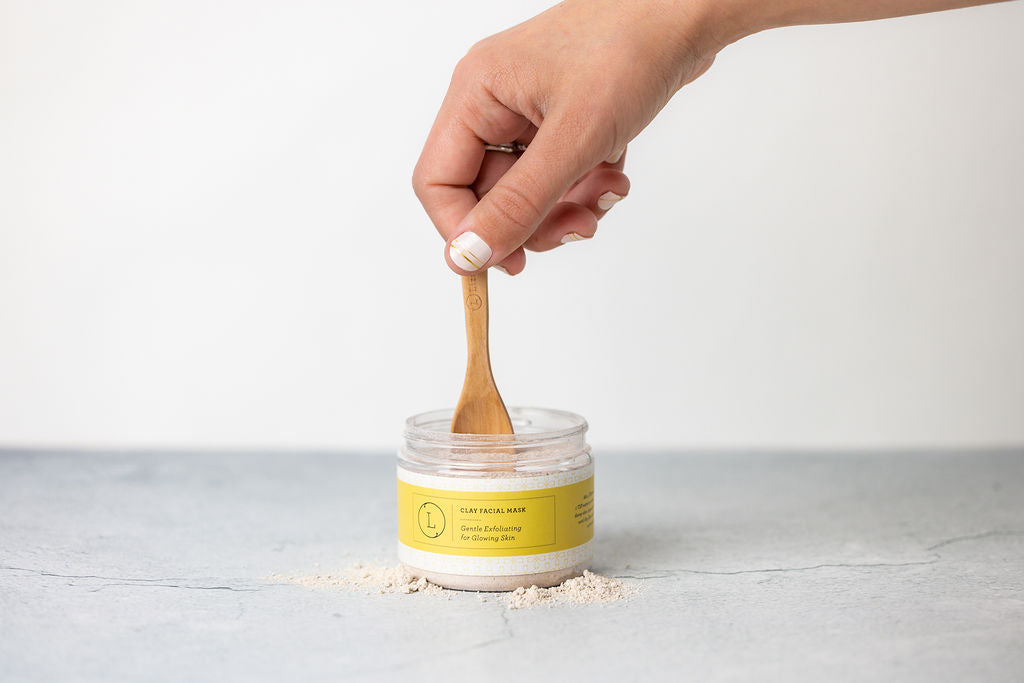 Natural Clay Facial Mask, Exfoliating Mask, Glowing skin Mask from Lizush