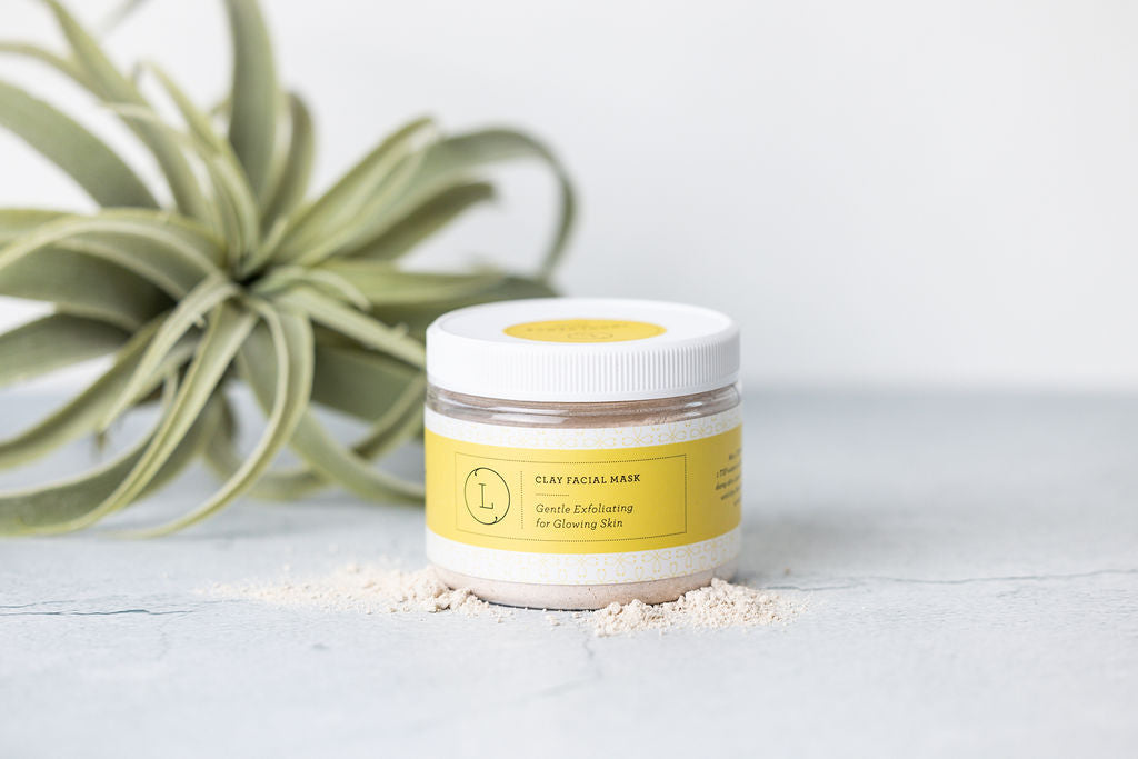 Natural Clay Facial Mask, Exfoliating Mask, Glowing skin Mask from Lizush