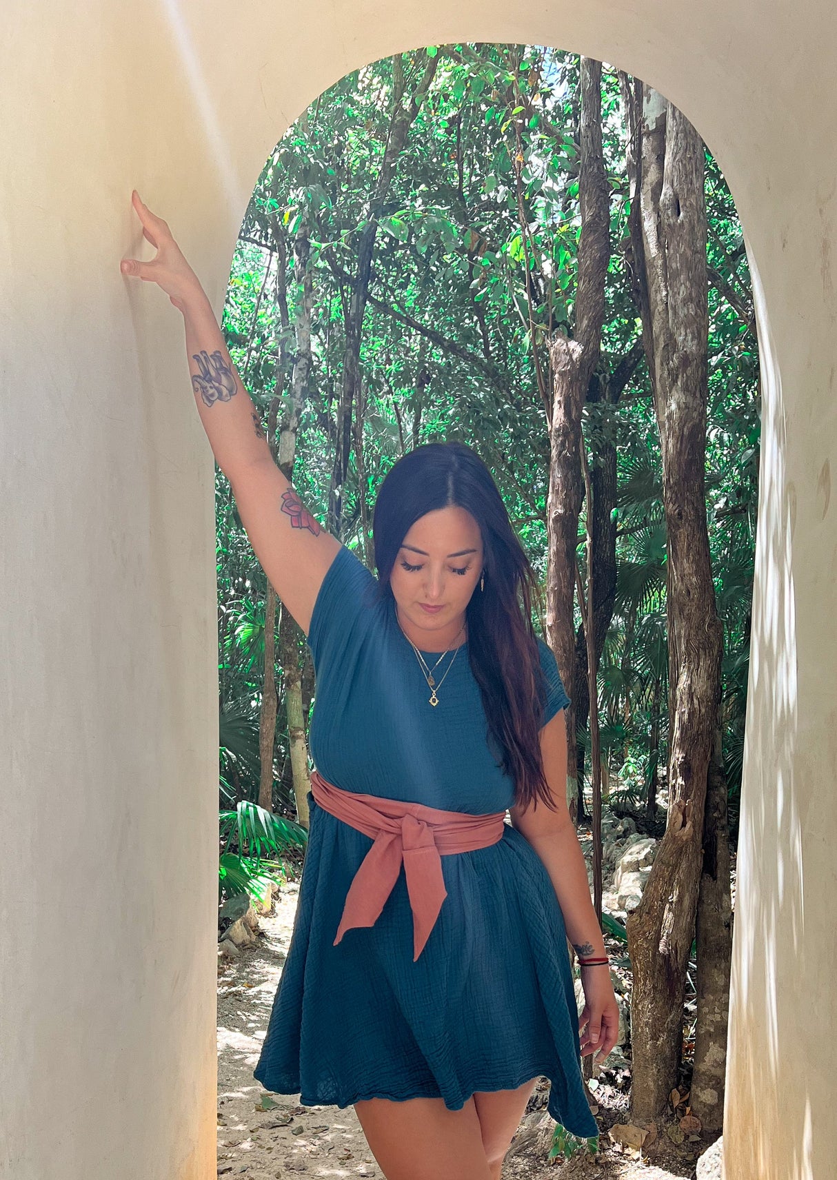 Tee Dress Mini From Cotton Flower Clothing