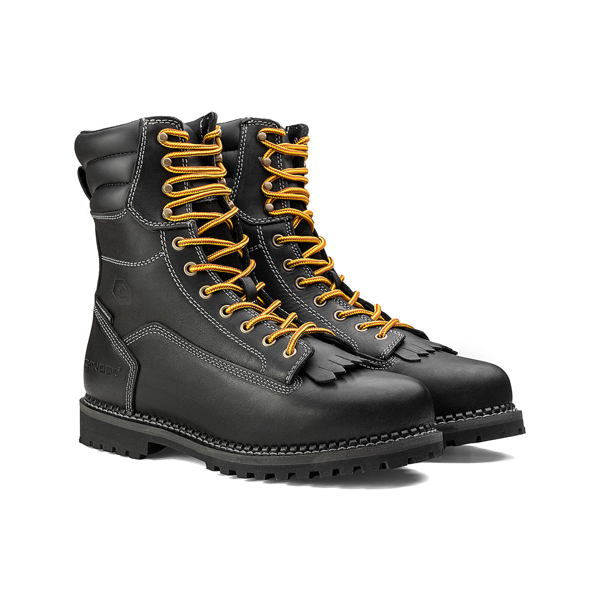 Logger 8” Men’s Waterproof Work Boot for Men - Black From Chinook Footwear