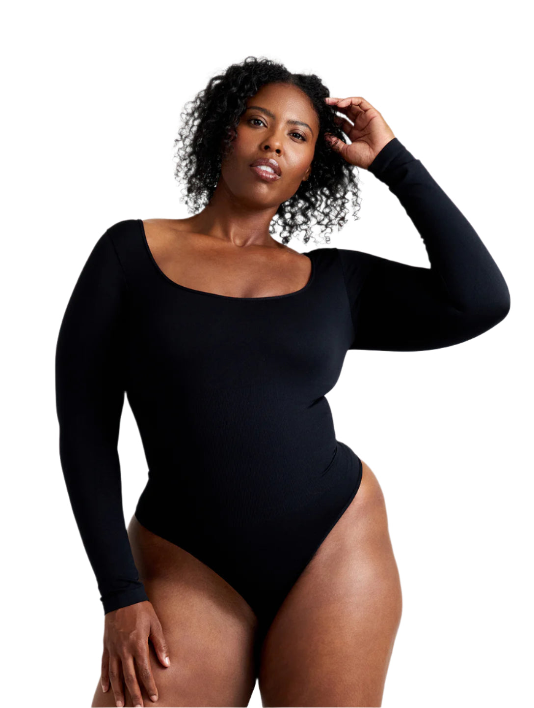 Long Sleeve Thong Bodysuit from HeyShape
