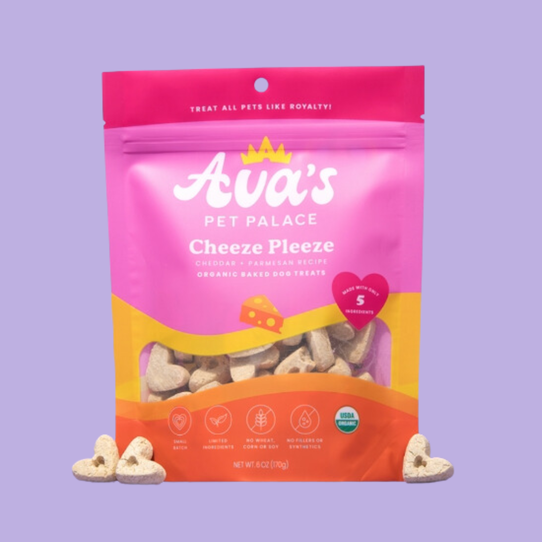 Organic Baked Dog Treats - Cheeze Pleeze from Ava's Pet Palace
