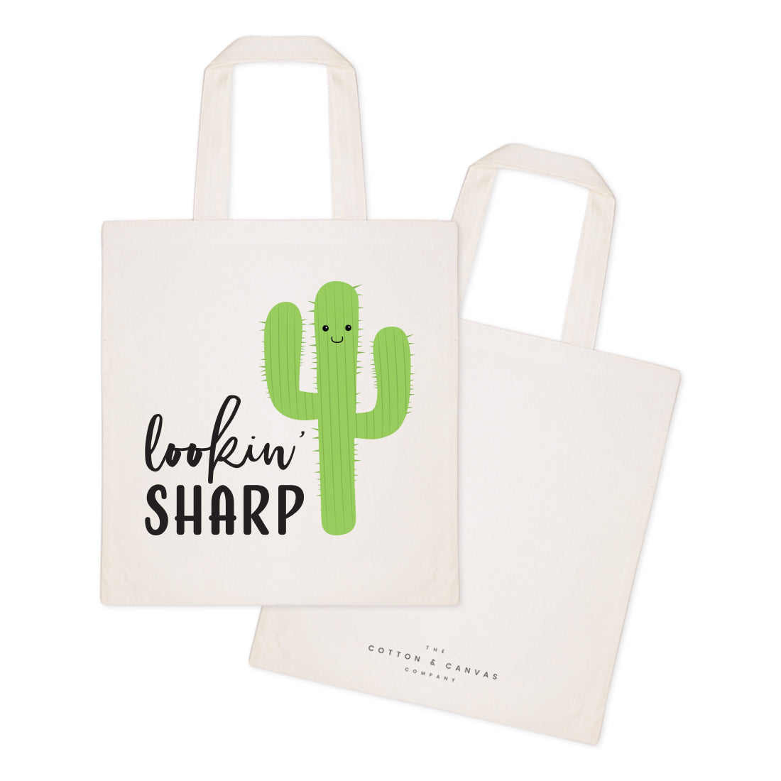 Lookin' Sharp! Cotton Canvas Tote Bag from The Cotton & Canvas Co.
