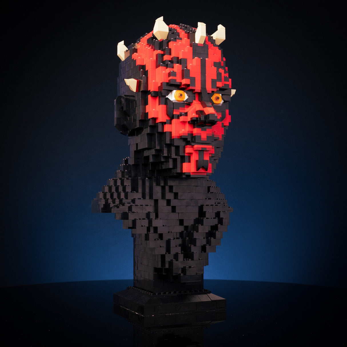 Dark Lord Maul Life-Sized Bust from Bricker Builds