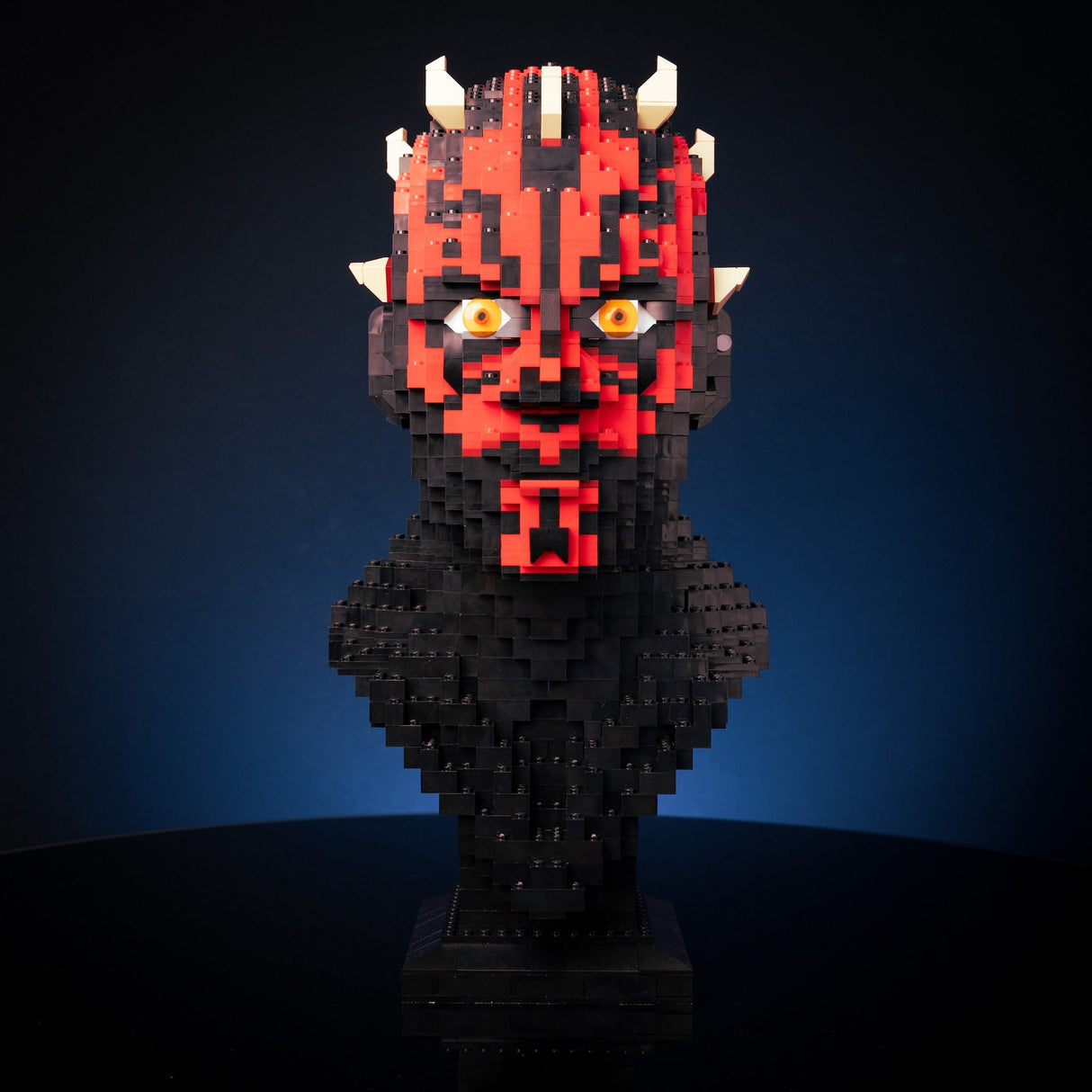 Dark Lord Maul Life-Sized Bust from Bricker Builds