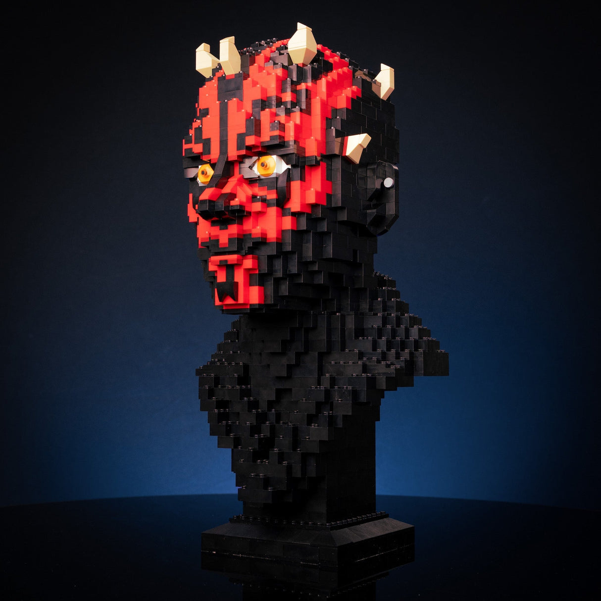 Dark Lord Maul Life-Sized Bust from Bricker Builds