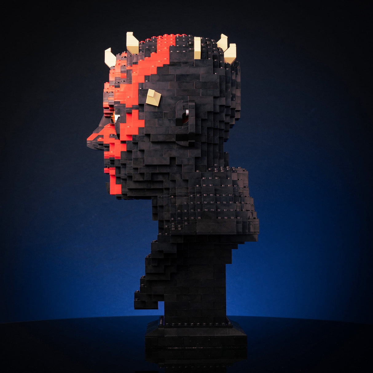 Dark Lord Maul Life-Sized Bust from Bricker Builds