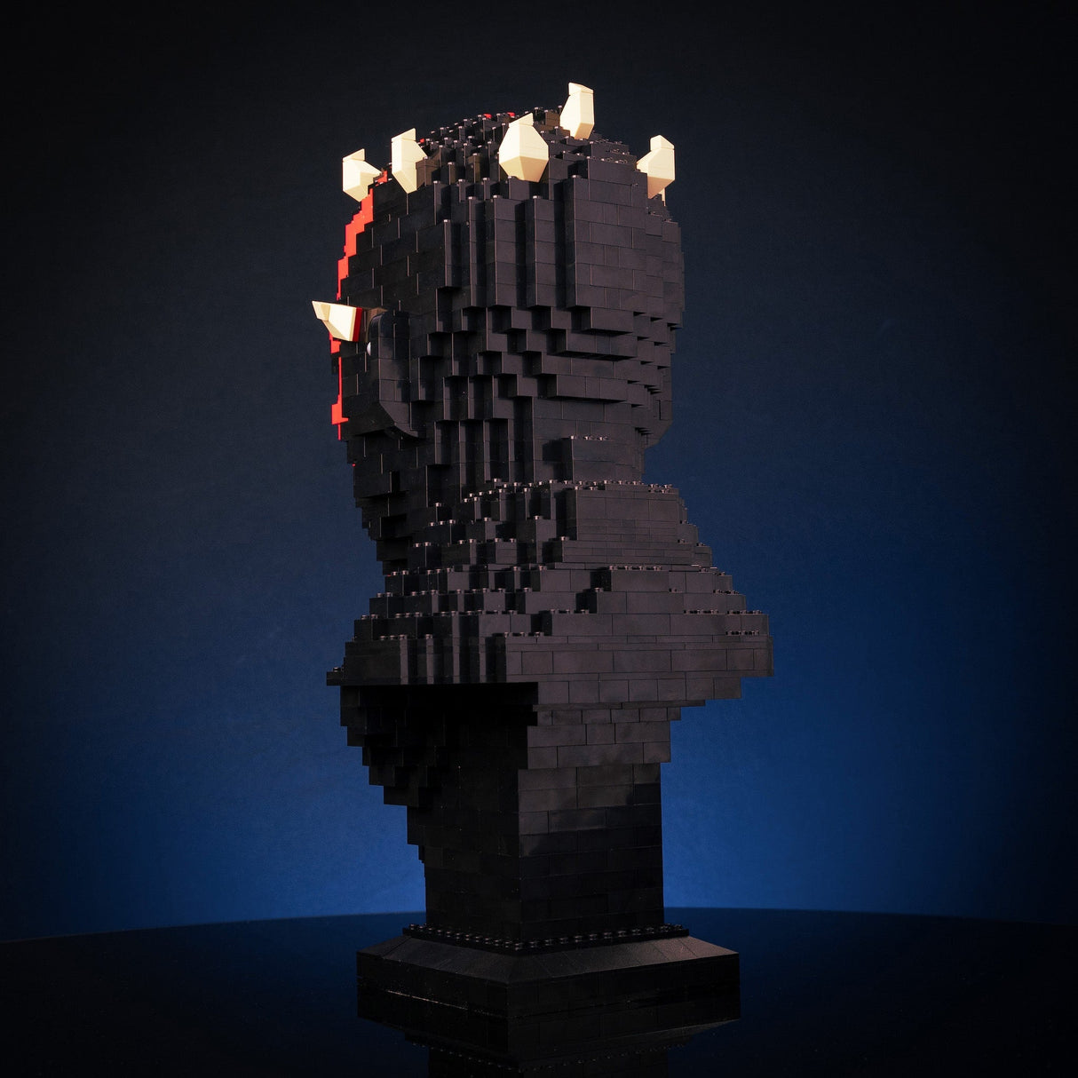 Dark Lord Maul Life-Sized Bust from Bricker Builds