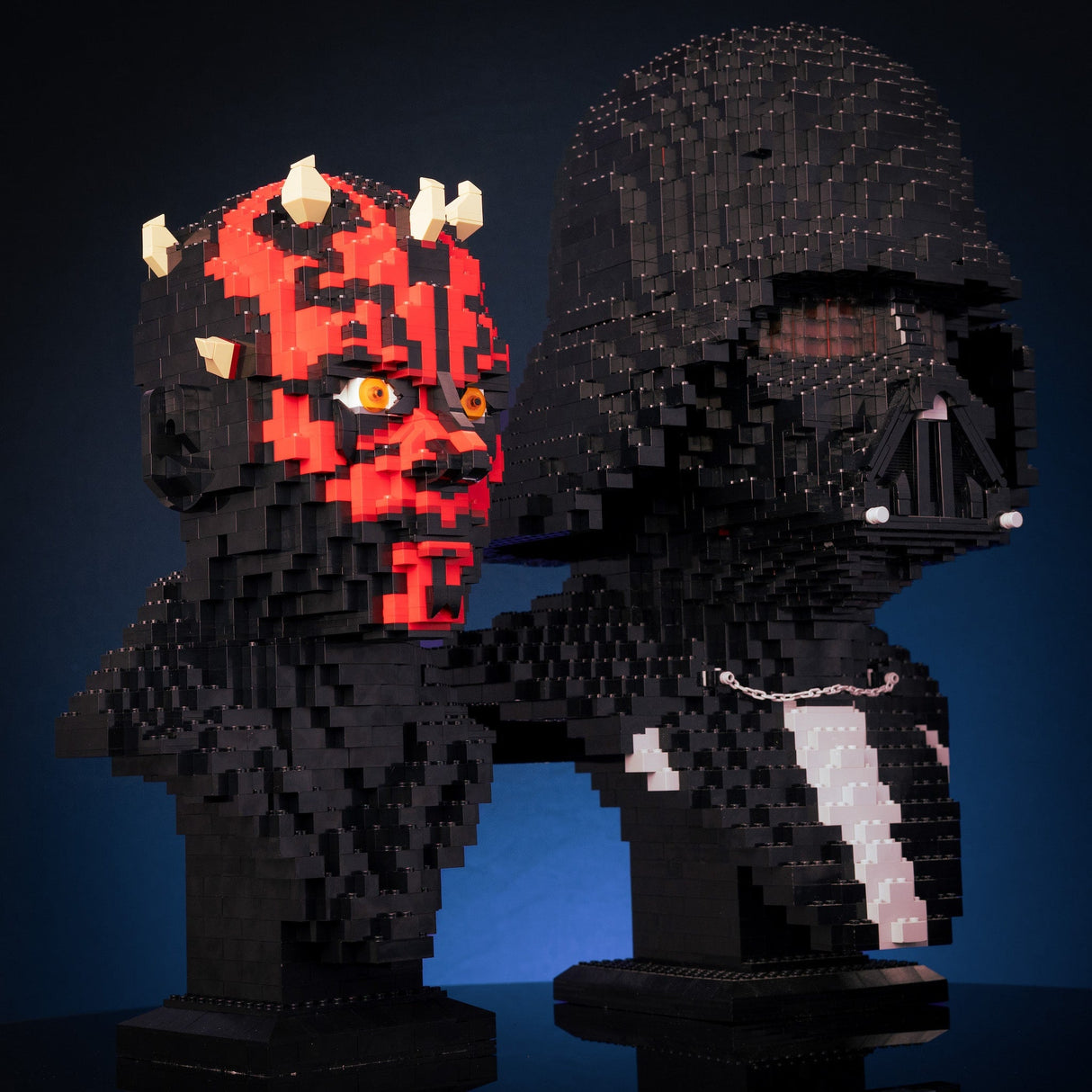 Dark Lord Maul Life-Sized Bust from Bricker Builds