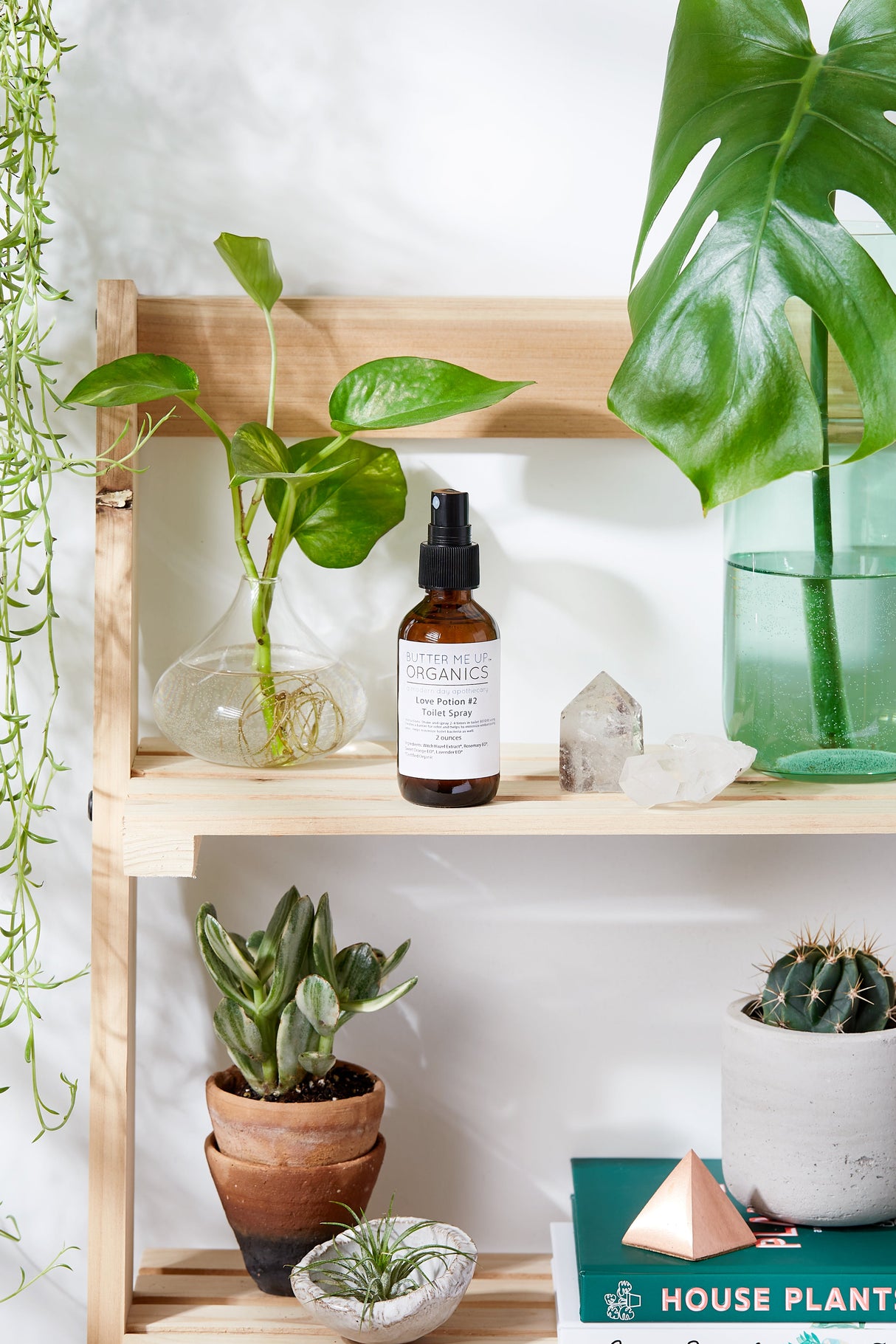 Love Potion #2 Organic Toilet Spray / Modesty Spray / Odor Spray / Bathroom Spray / Essential Oil Spray / Stink Spray  from Butter Me Up Organics