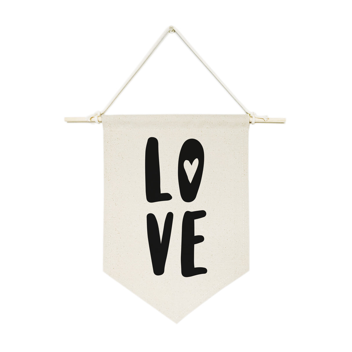Love Hanging Wall Banner from The Cotton & Canvas Co.