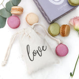 Love Wedding Favor Bags, 6-Pack from The Cotton & Canvas Co.