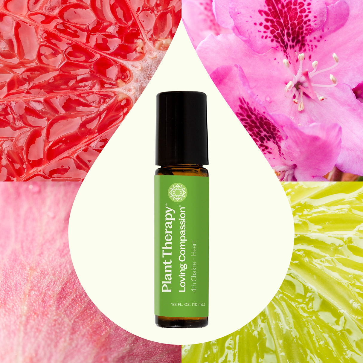 Loving Compassion (Heart Chakra) Essential Oil Pre-Diluted Roll-On from Plant Therapy