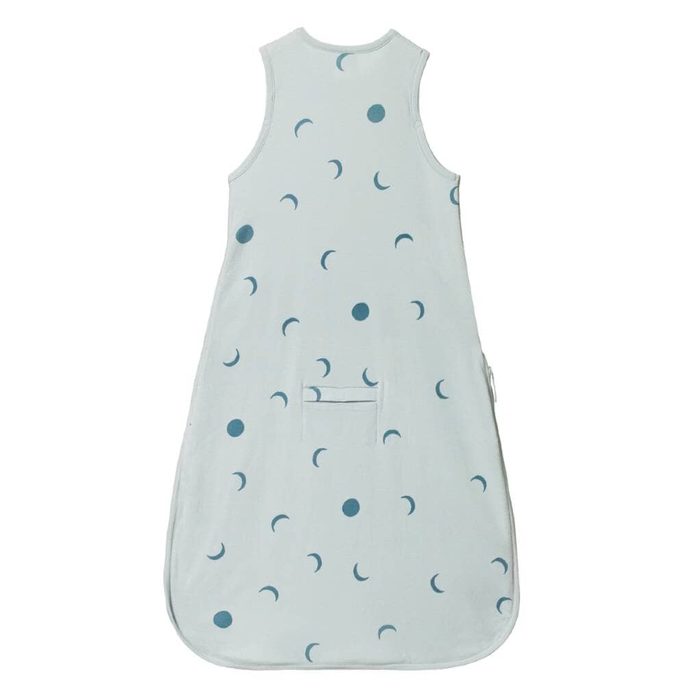 Organic Cotton & Merino Sleeping Bag - Lunar Blue Print from Manymoons