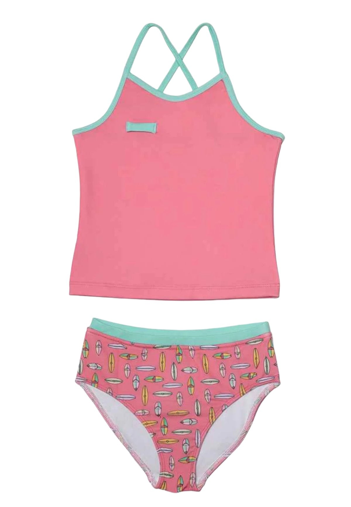 Talula Surfboard Tankini Set - Raspberry Surf from Manymoons