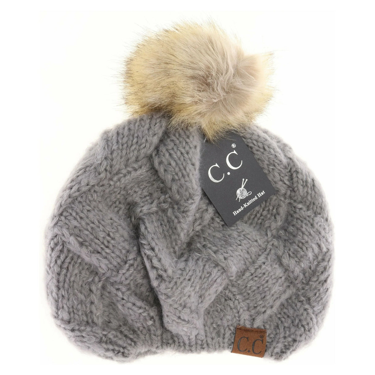 Basket Weaved Knitted C.C Beret from Madeline Love