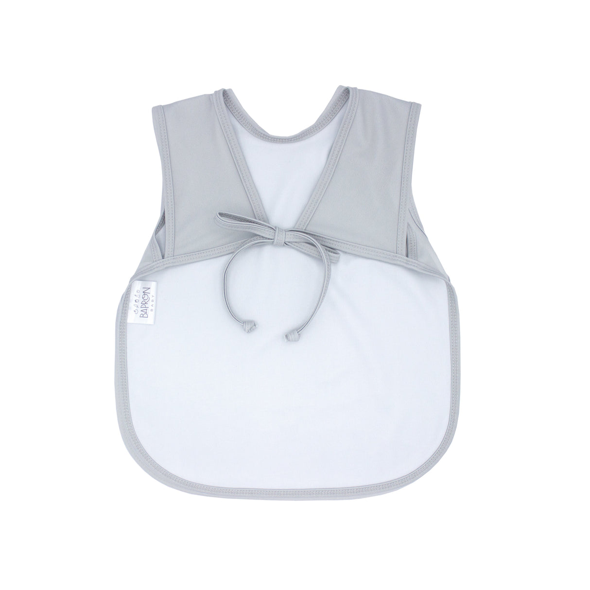 Solid Light Gray Minimalist Bapron from BapronBaby