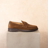 Men's Brown Suede Lug Centesimo