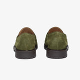 Men's Olive Suede Lug Centesimo