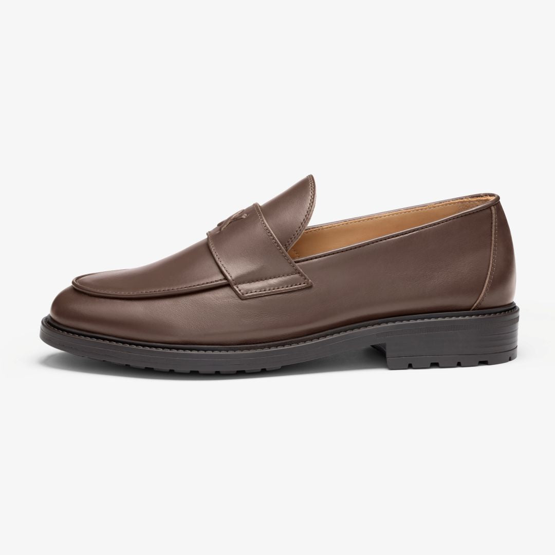 Men's Brown Leather Lug Centesimo