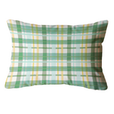 Plaid Indoor/Outdoor Pillow - Lumbar from CB Studio