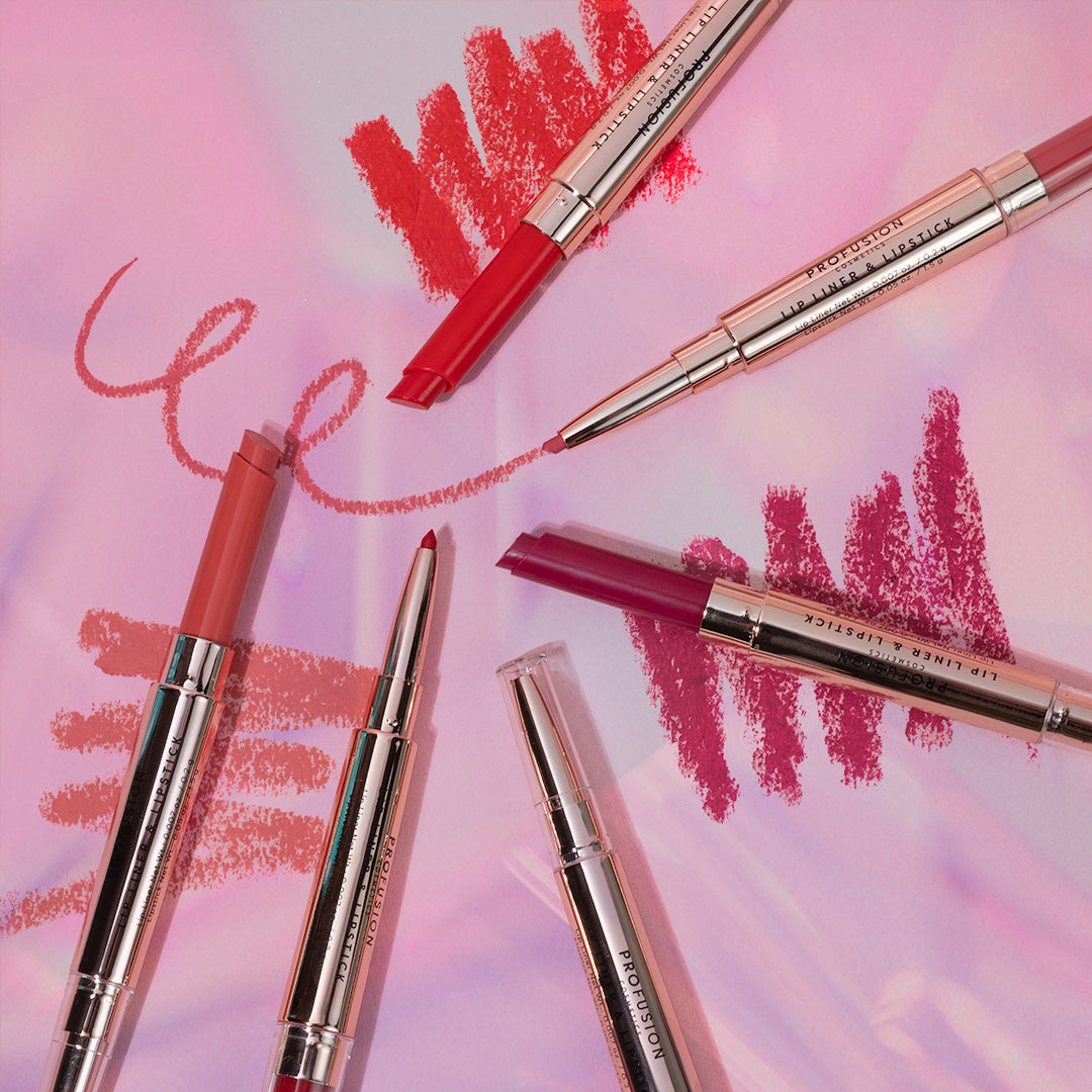 Lunar Lips 6 PC Lipstick & Liner Set from Profusion Cosmetics