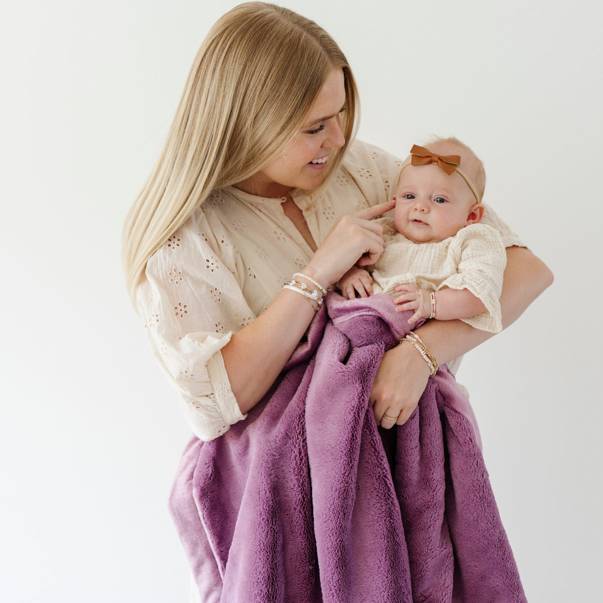 LUSH RECEIVING BLANKETS From Saranoni