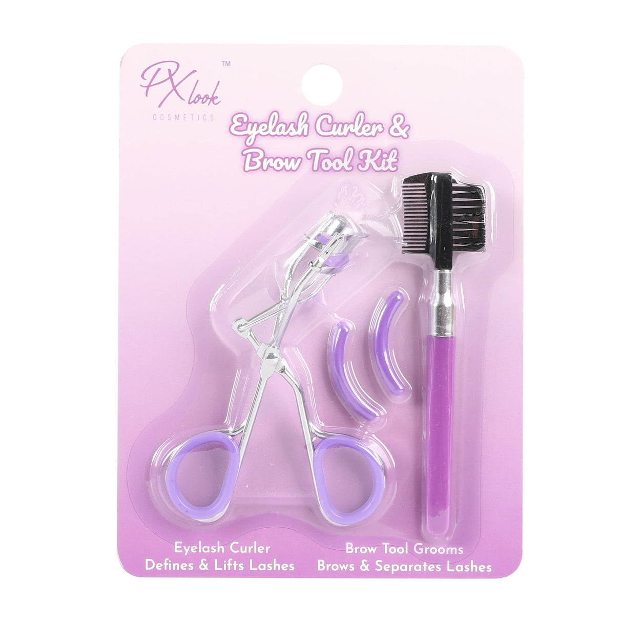 Eyelash Curler & Brow Tool Kit from Prolux Cosmetics