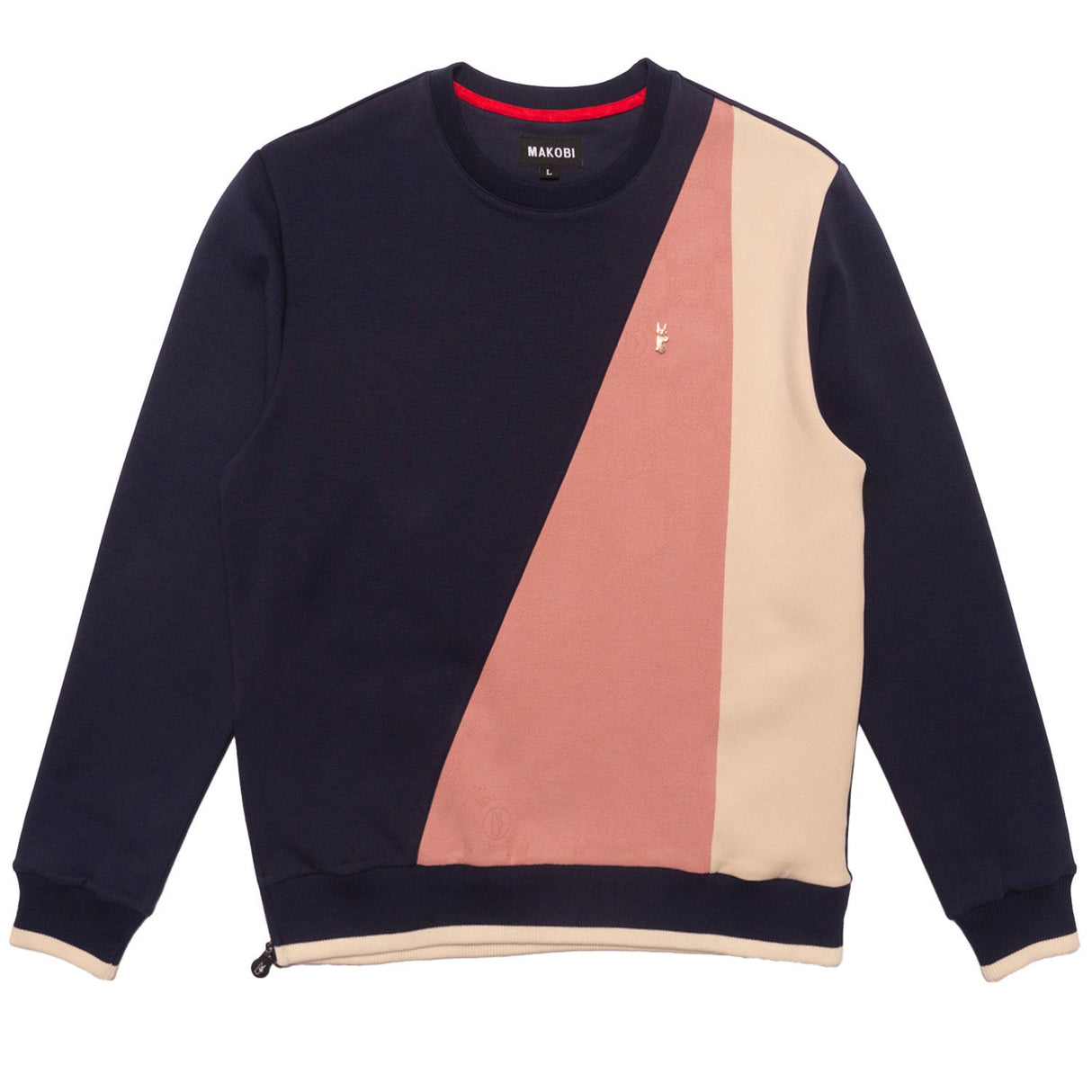 M4348 Benini Sweatshirt - Navy From Makobi Jeans USA