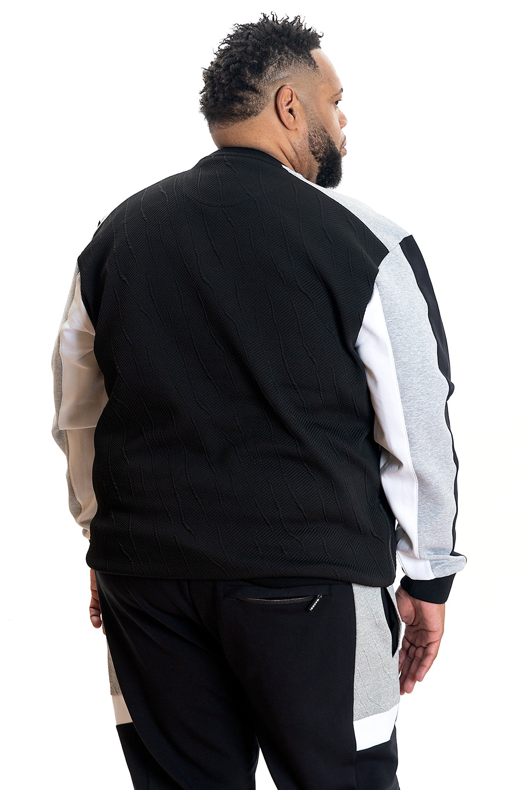 M4350 Daniali Sweatshirt - Black From Makobi Jeans USA