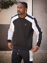 M4350 Daniali Sweatshirt - Black From Makobi Jeans USA