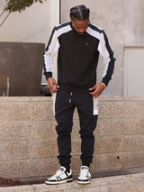 M4350 Daniali Sweatshirt - Black From Makobi Jeans USA