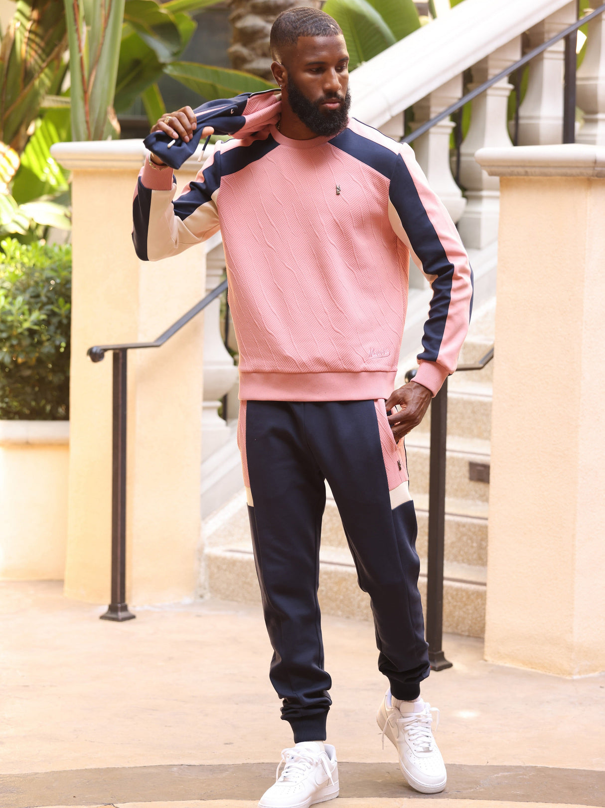 M4350 Daniali Sweatshirt - Rose From Makobi Jeans USA