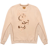 M4358 Gabana Tiger Sweatshirt - Khaki we From Makobi Jeans USA