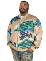 M4470 Beruni Varsity Jacket - Khaki From Makobi Jeans USA