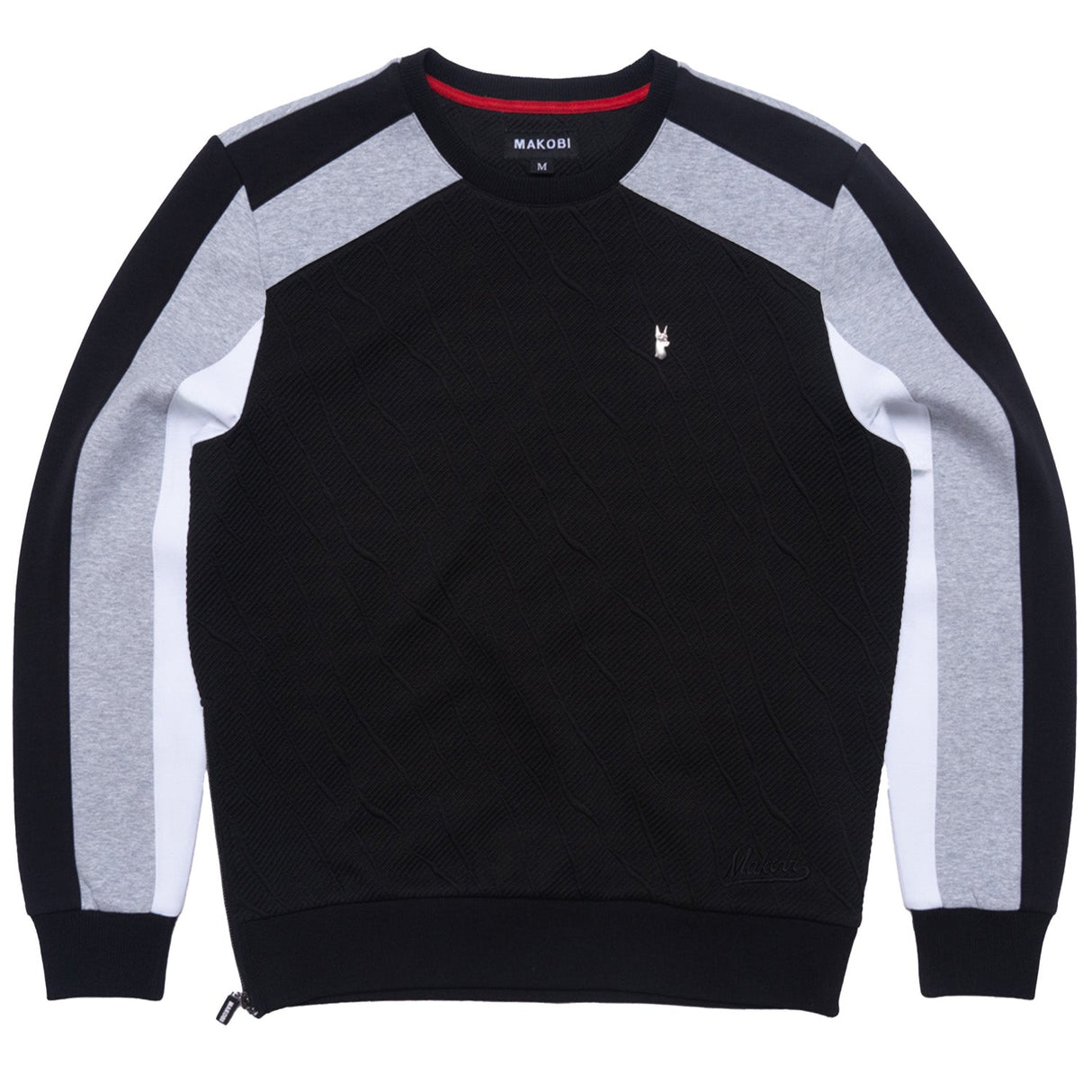 M4350 Daniali Sweatshirt - Black From Makobi Jeans USA