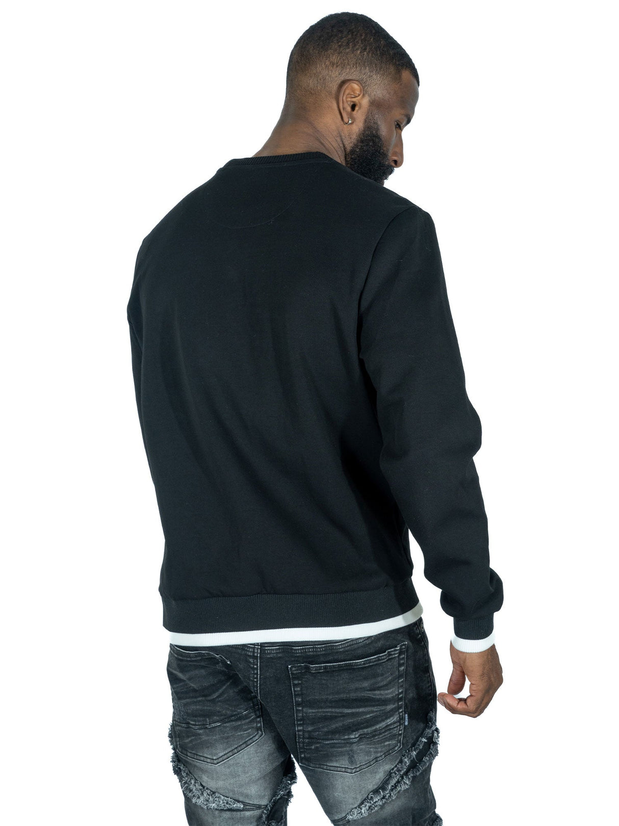 M4590 Pantera Crewneck Sweatshirt - Black From Makobi Jeans USA