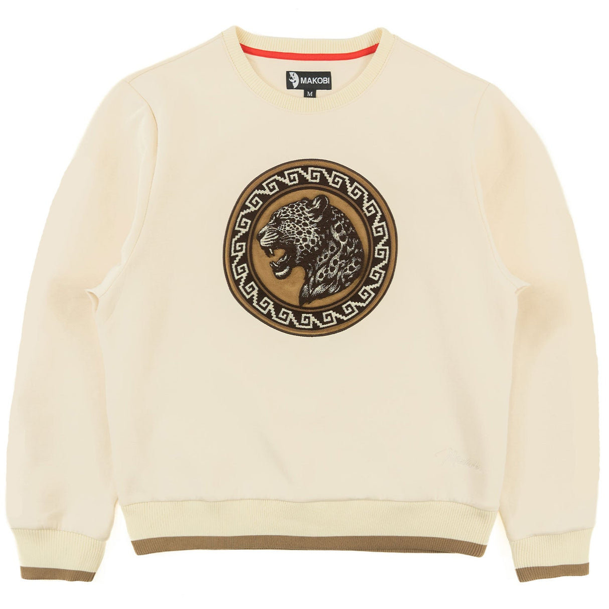 M4590 Pantera Crewneck Sweatshirt - Natural From Makobi Jeans USA