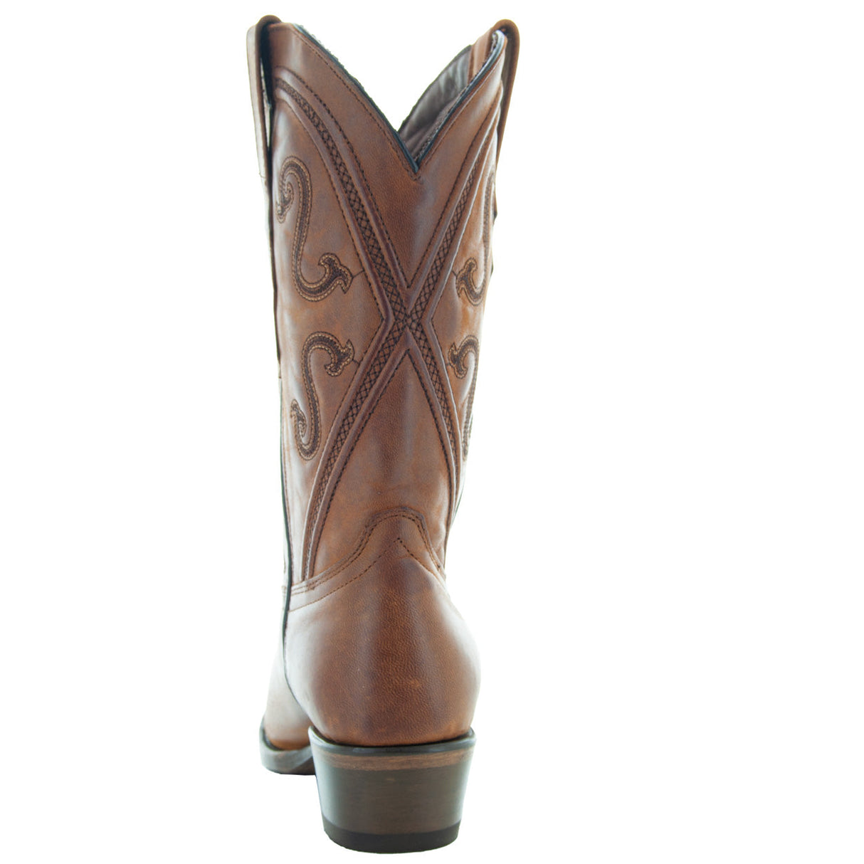 Cheyenne Cowgirl Boots | Women's Snipped Toe Tan Leather Boots (M50041) from Soto Boots