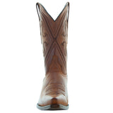 Cheyenne Cowgirl Boots | Women's Snipped Toe Tan Leather Boots (M50041) from Soto Boots